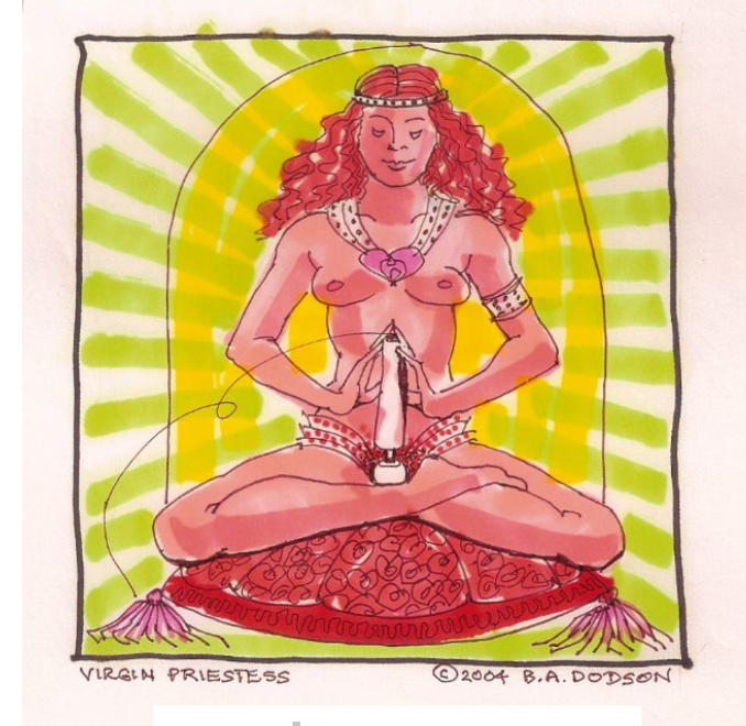 Image of a Virgin Priestess by Betty Ann Dodson 2004