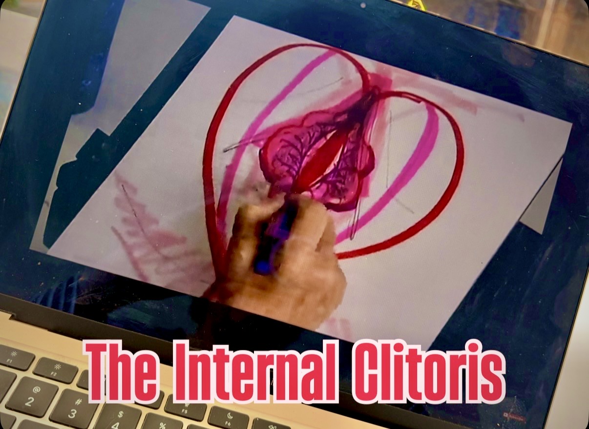 A still from Betty Dodson's Internal Clitoris Video
